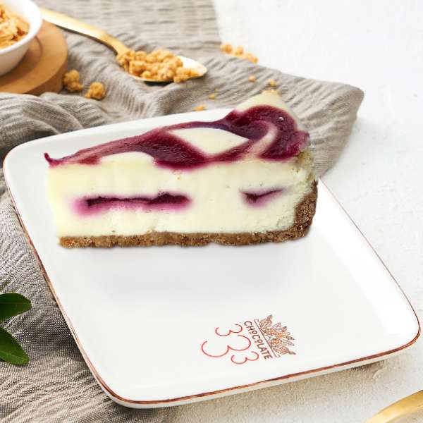 Frambuazlı Swirl Cheesecake